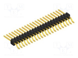 Connector: pin strips; pin header; male; PIN: 22; 1.27mm; SMT; 1x22