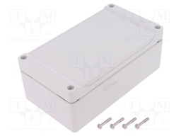 Enclosure: multipurpose; X: 90mm; Y: 160mm; Z: 60mm; 1555; grey