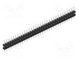 Connector: pin strips; pin header; male; PIN: 32; 2mm; THT; 1x32