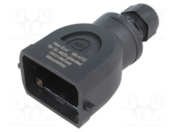 Enclosure: for rectangular connectors; Han Eco B; size 6B; M25