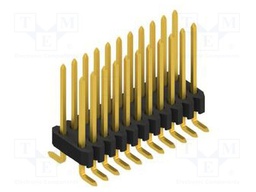 Connector: pin strips; pin header; male; PIN: 22; 1.27mm; SMT; 2x11