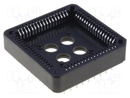 Socket: PLCC; PIN: 68; phosphor bronze; 1A; thermoplastic; UL94V-0