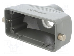 Enclosure: for HDC connectors; size 16B; for cable; for latch