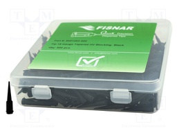 Needle: plastic; 1.25"; Size: 18; straight,conical; 0.84mm