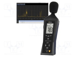 Meter: sound level; LCD; Sound level: 30÷130dB; 31.5÷8000Hz; IP20