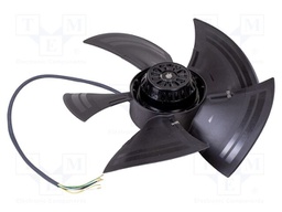 Fan: AC; axial; 230/400VAC; Ø352x109.8mm; 2105m3/h; 56dBA; ball