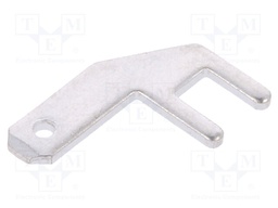 Terminal: flat; 3.3mm; 0.8mm; male; THT; brass; tinned; angled 90°