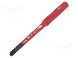Screwdriver bit; PlusMinus cross PZ-type; SL/PZ1; max.3.8Nm