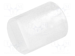 Spacer sleeve; LED; Øout: 4mm; ØLED: 3mm; L: 5mm; natural; UL94V-2