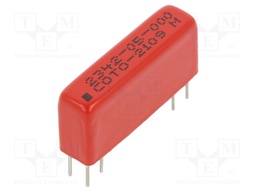 Relay: reed; DPDT; Ucoil: 5VDC; 250mA; max.100VDC; max.100VAC; 10W
