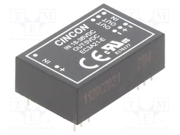 Converter: DC/DC; 3W; Uin: 18÷36V; 5VDC; Iout: 600mA; DIP24; 12.5g