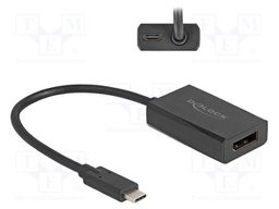 Adapter; DisplayPort socket,USB C socket,USB C plug; 0.15m