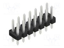 Connector: pin strips; pin header; male; PIN: 14; 2.54mm; THT; 2x7