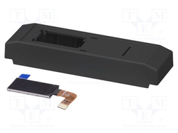 Upper housing; with display; black; ICS25; X: 25mm; Y: 100mm