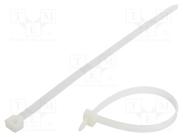 Cable tie; L: 213mm; W: 7.6mm; polyamide; 533N; natural; Ømax: 58mm