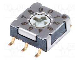 Encoding switch; DEC/BCD; Pos: 10; SMT; Rcont max: 100mΩ; Mat: LCP