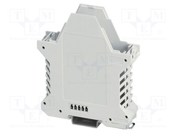 Enclosure base; with FE contact,with terminals; grey; UL94V-0