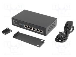 Switch Ethernet; Fast Ethernet; black; 100Mbps; 250m; 60W