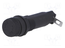Fuse holder; cylindrical fuses; 5x20mm; 10A; 250V; -40÷85°C