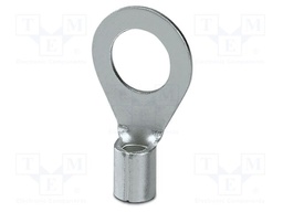 Non-insulated; Body: silver; Tip: ring