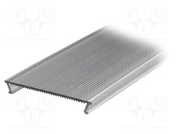 Cover for LED profiles; 1m; V: C10