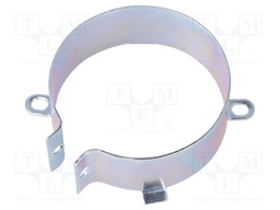 Mounting clamp; horizontal; for large capacitors fastening