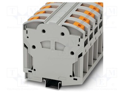 Splice terminal: rail; PA; ways: 1; terminals: 2; W: 31mm; H: 116.4mm