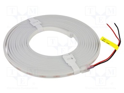 NEON LED tape; red; 2835; 12V; LED/m: 120; 4mm; IP65; 5W/m; Thk: 10mm