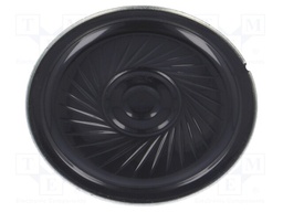 Loudspeaker; miniature,general purpose; 1W; 50Ω; Ø40x4.5mm; IP65