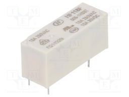 Relay: electromagnetic; SPST-NO; Ucoil: 5VDC; 10A/250VAC; 10A