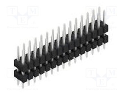 Connector: pin strips; pin header; male; PIN: 30; 2.54mm; THT; 2x15