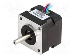Motor: stepper; 10VDC; Shaft: D spring; max.98.8mNm; 500mA