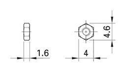 Accessories: nut; for mounting banana plugs,for banana plugs
