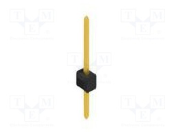 Connector: pin strips; pin header; male; PIN: 1; 2.54mm; THT; 1x1