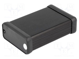 Enclosure: with panel; 1455; X: 54mm; Y: 80mm; Z: 23mm; aluminium