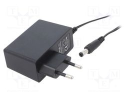 Power supply: switched-mode; constant voltage; 15VDC; 1.6A; 24W
