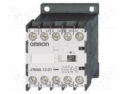 Contactor: 3-pole; NO x3; 24VDC; 12A; for DIN rail mounting; J7KNA