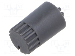 Knob; Ø9.6x14.4mm; grey