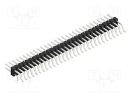 Connector: pin strips; pin header; male; PIN: 60; 2.54mm; SMT,THT