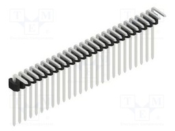 Connector: pin strips; pin header; male; PIN: 26; 1.27mm; THT; 1x26