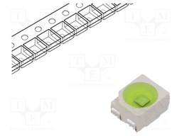 LED; SMD; 3528,PLCC4; blue (ice blue); 2100mcd; 3.5x2.8x1.9mm