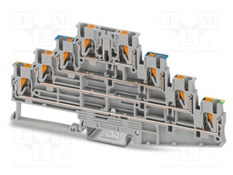 Splice terminal: rail; PA; ways: 4; terminals: 8; W: 5.2mm; H: 142.4mm