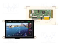 Display: TFT; 5"; 800x480; 520BSRAM,8MBPSRAM,16MBFLASH; 540cd/m2