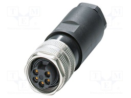 Connector: 7/8"; plug; PIN: 5; straight; unshielded; 9A; 300V; IP67