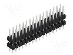 Connector: pin strips; pin header; male; PIN: 32; 2.54mm; THT; 2x16