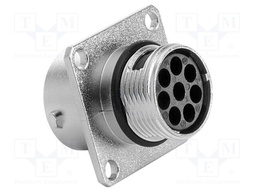 Connector: circular; Series: RT360; socket; female; PIN: 8; IP67