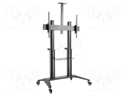 Stand; 140kg; 70÷120"; black; Dim: 1250x760x2333mm; monitor x1