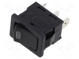 ROCKER; SPST; Pos: 2; OFF-ON; 16A/125VAC; 16A/12VDC; LED,point