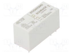 Relay: electromagnetic; SPST-NO; Ucoil: 12VDC; 16A/250VAC; 360Ω