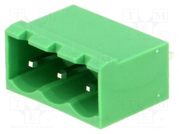 Pluggable terminal block; 5.08mm; ways: 3; straight; socket; male